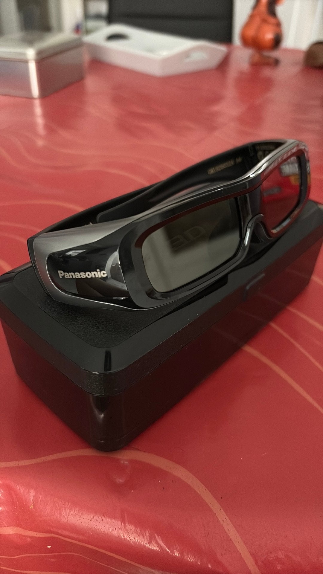 Panasonic 3D bril in doos en laadkabel, Ophalen of Verzenden, Zo goed als nieuw