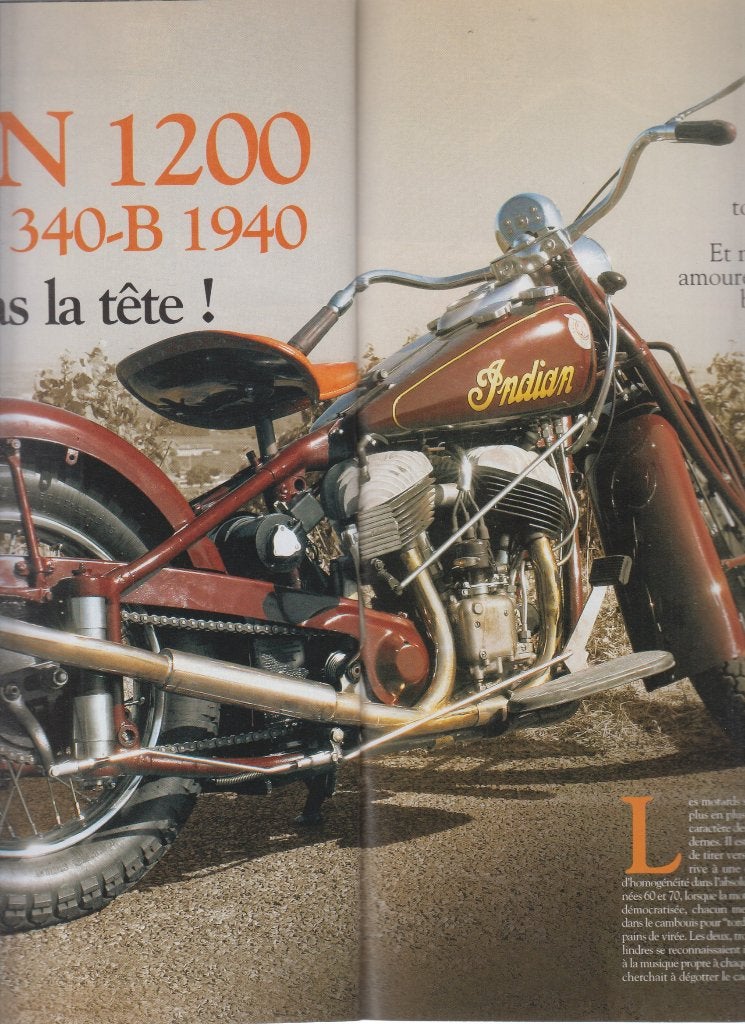 1940 Moto Indian 1200 Big Chief collection, Verzenden, Gelezen
