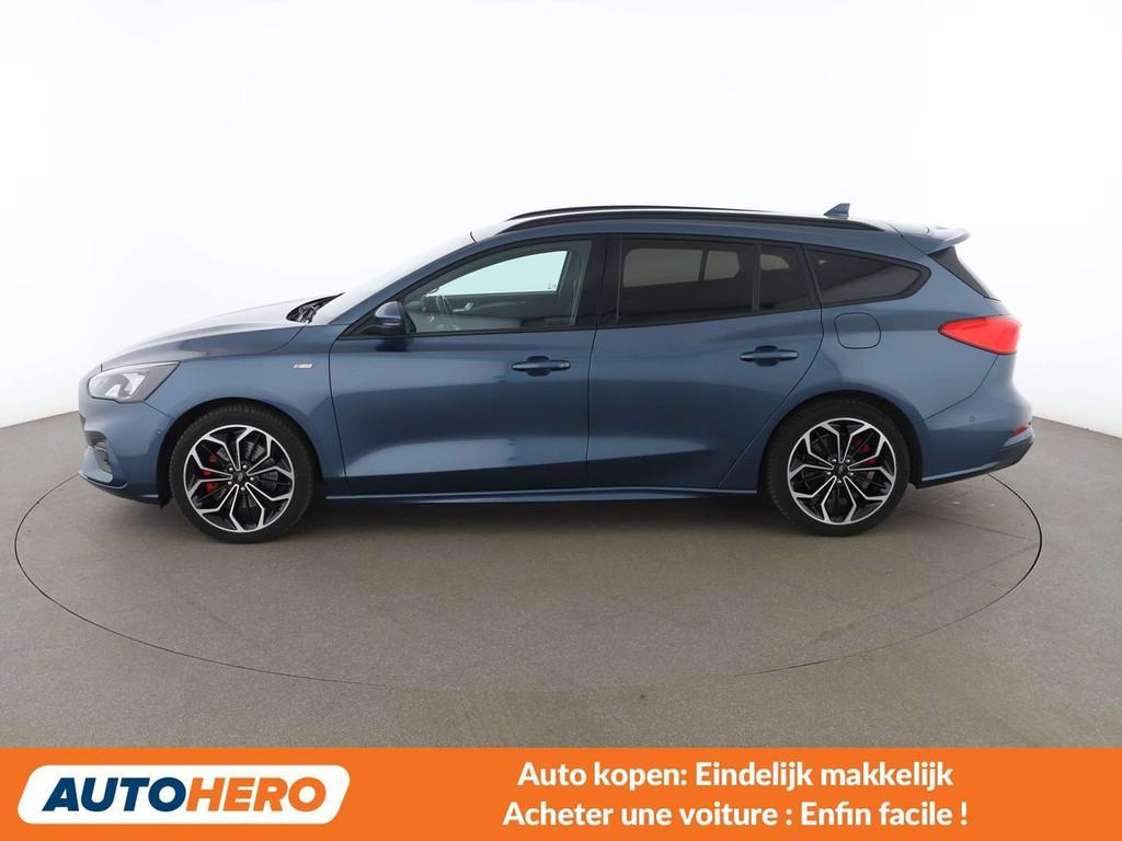 Ford Focus 1.0 EcoBoost Mild-Hybrid ST-Line X (bj 2020), Euro 6, Blauw, 124 g/km, 155 pk