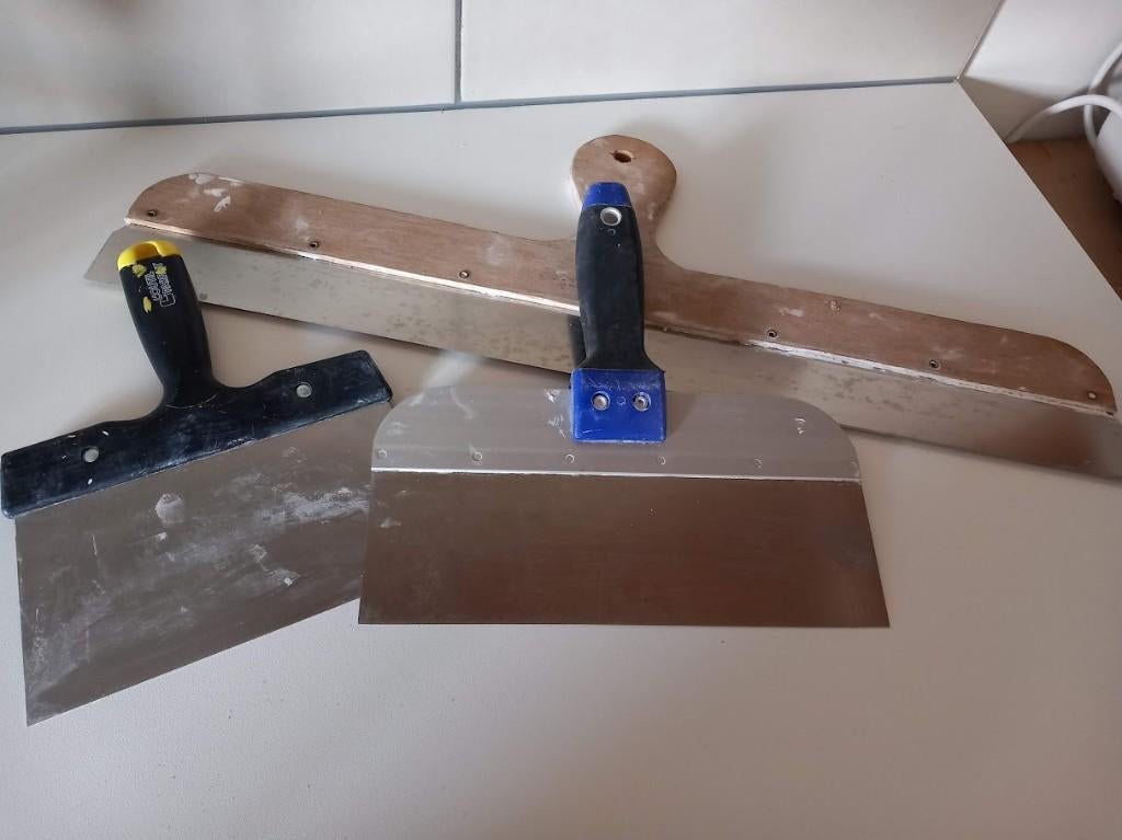 plamuurmessen, Ophalen, Gebruikt