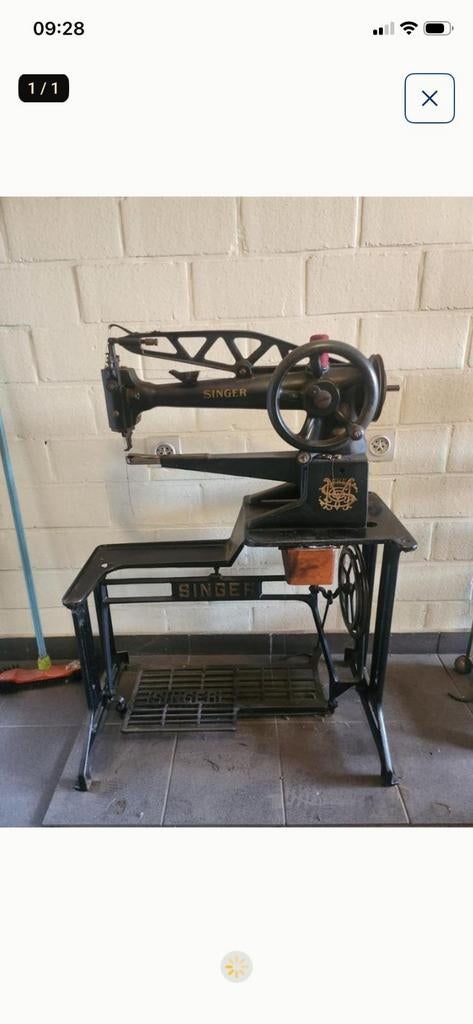 Stikmachine zware stoffen en schoenen, Enlèvement