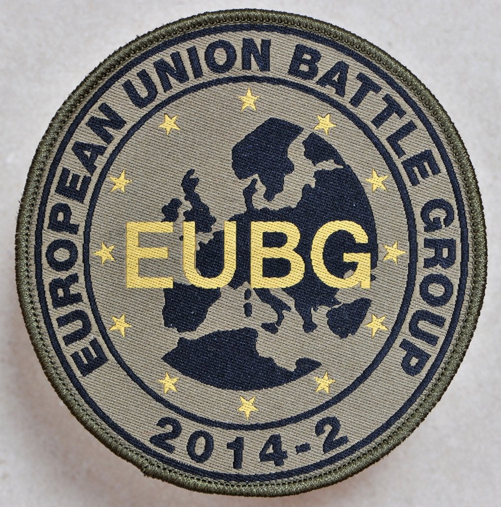 EU Battle group 2014-2 - Patch, Envoi, Armée de terre, Emblème ou Badge