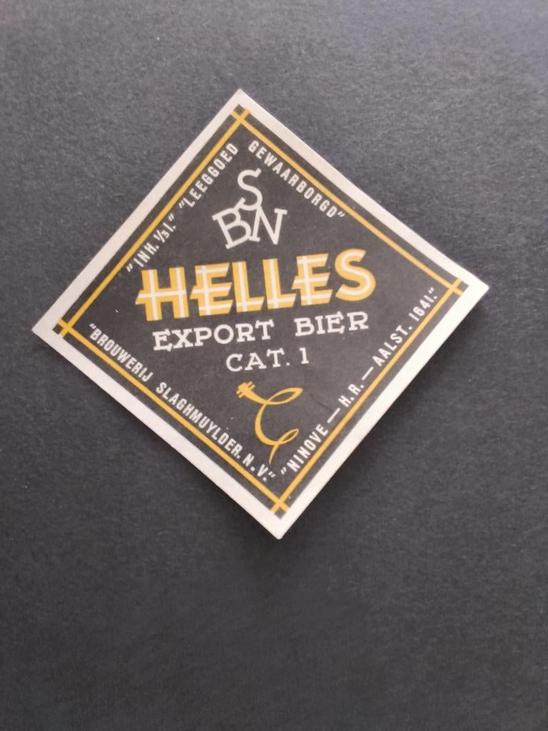 Brouwerij  Slaghmuylder  Helles Export Bier, Verzamelen, Merken en Reclamevoorwerpen, Ophalen, Nieuw, Verpakking