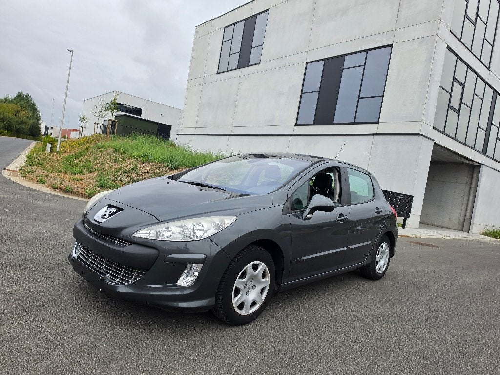 Peugeot 308 1.6i - 32 000km - 06/2008 - volledig historiek, Autos, Cuir, Argent ou Gris, Achat, 4 portes