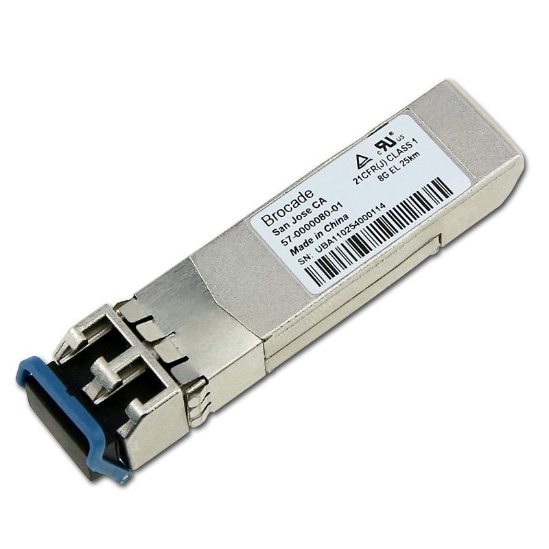 Brocade 8 Gbit/s SFP+ ELWL 25Km Tranceiver 57-0000080-01, Informatique & Logiciels, Pc & Câble réseau