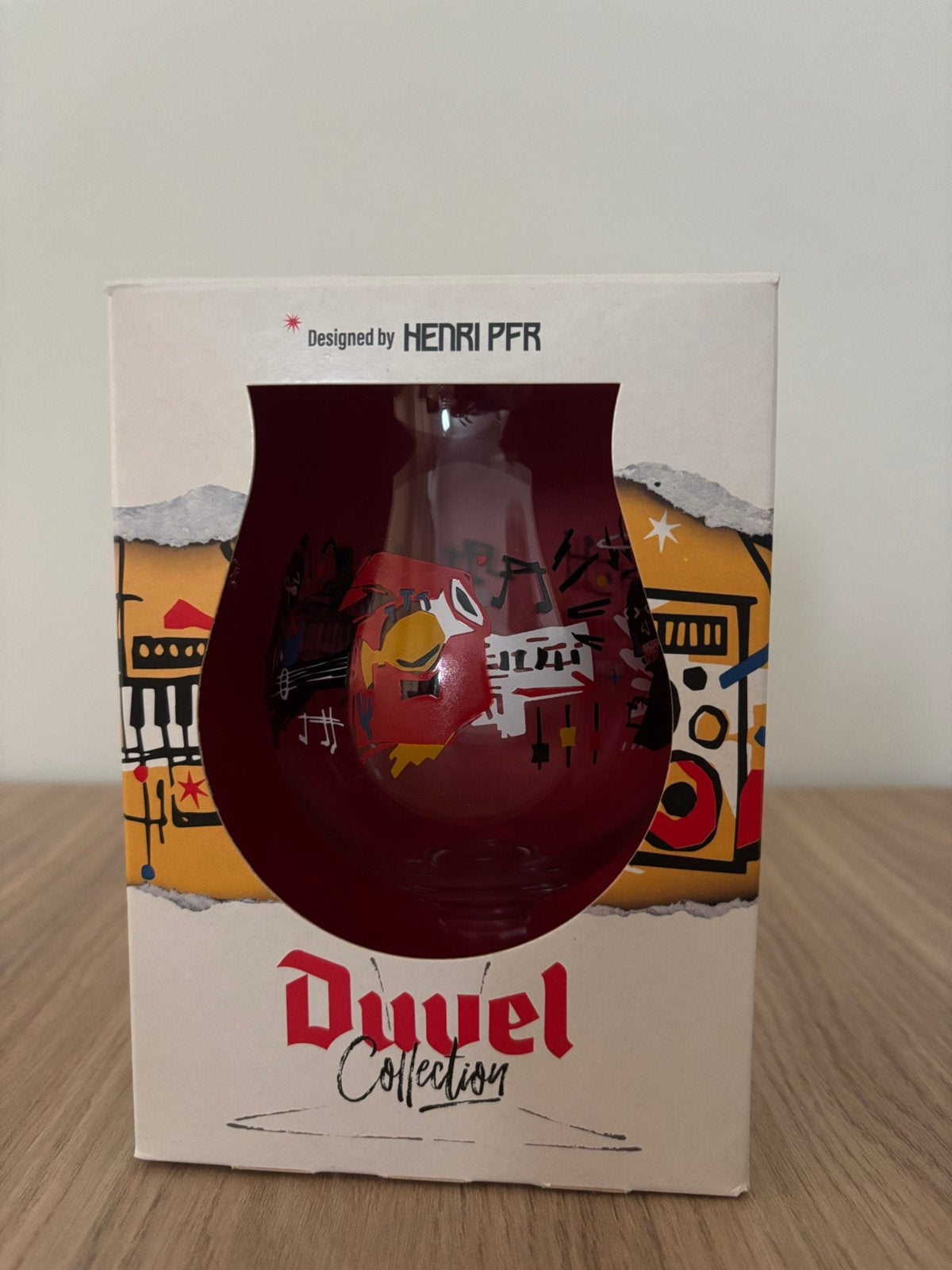 Duvel x Henri PFR Collection - Duvelglas in doos, Collections, Enlèvement ou Envoi, Neuf, Verre ou Verres, Duvel