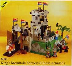 LEGO Knights 6081 La forteresse de King's Mountain (1990), Enlèvement ou Envoi, Utilisé, Ensemble complet, Lego