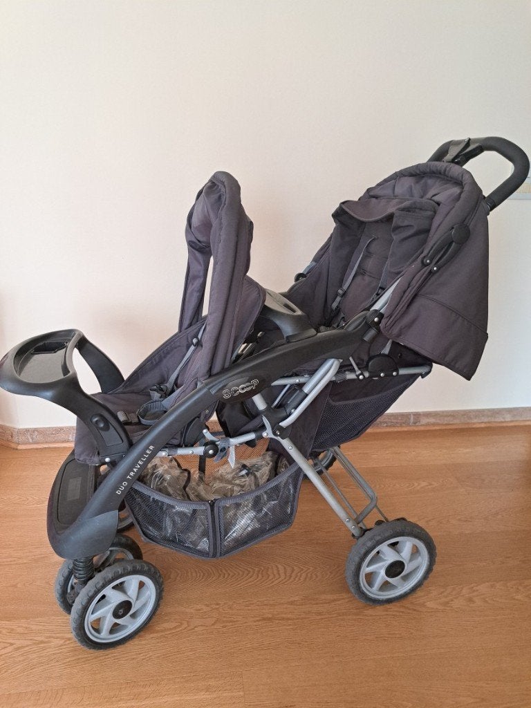 Duo kinderwagen, Kinderen en Baby's, Gebruikt, Duowagen, Ophalen, Kinderwagen