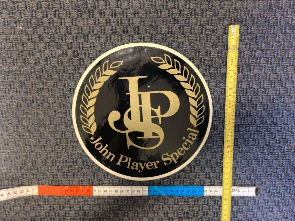 John Player Special JPS reclamesticker, Ophalen of Verzenden