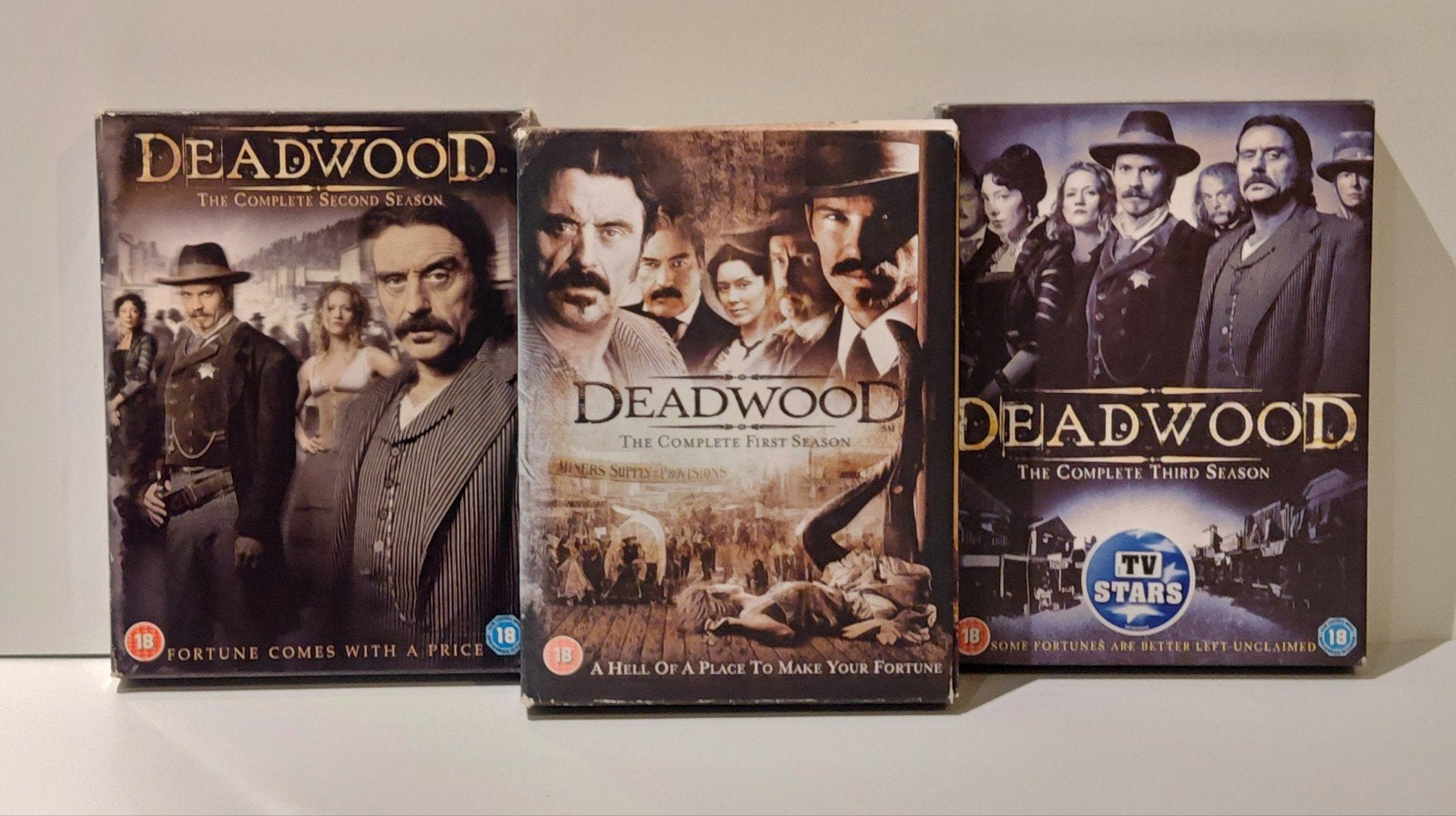 Deadwood Complete Serie Seizoen 1-3 dvd Box set HBO Western, Cd's en Dvd's, Ophalen of Verzenden, Zo goed als nieuw, Drama, Seizoen 1