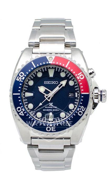 Seiko kinetic 200 m ska369p1, Seiko, Acier, Enlèvement, Acier