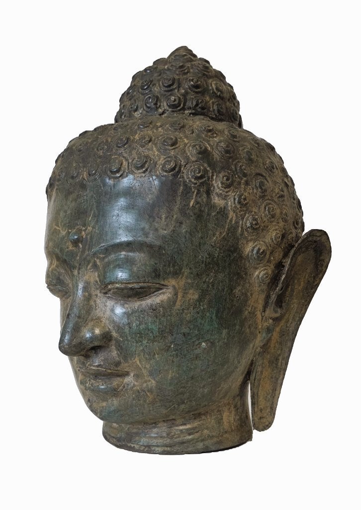 Grand Bouddha en bronze., Antiquités & Art, Enlèvement ou Envoi