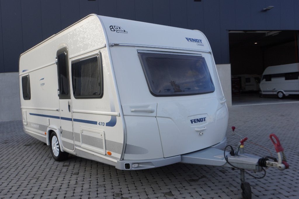 Fendt élégant pour 4 pers.avec déménageur, auvent, porte-vél, Caravanes & Camping, Grand lit, Entreprise, Fendt, Banquette en rond