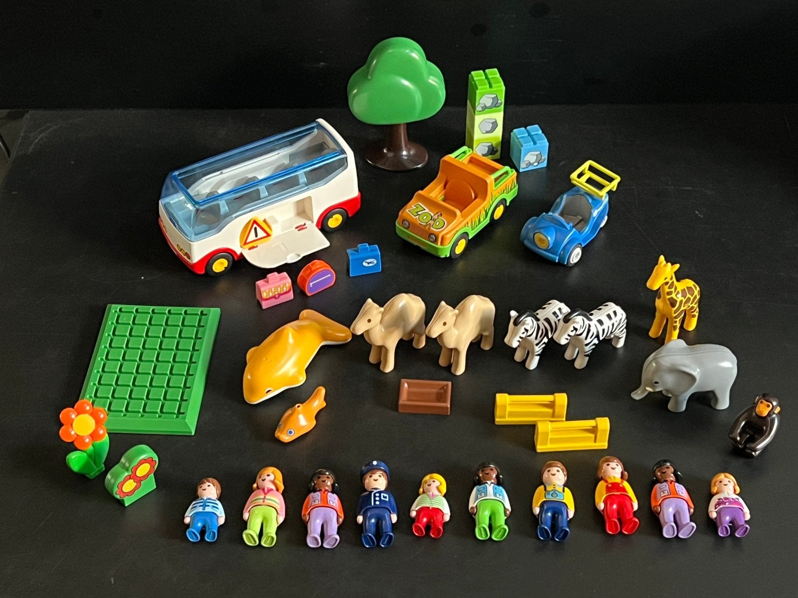 Playmobil 1-2-3 (vr de kleinsten); uitstap dierentuin, Kinderen en Baby's, Speelgoed | Playmobil, Ophalen, Zo goed als nieuw, 1.2.3