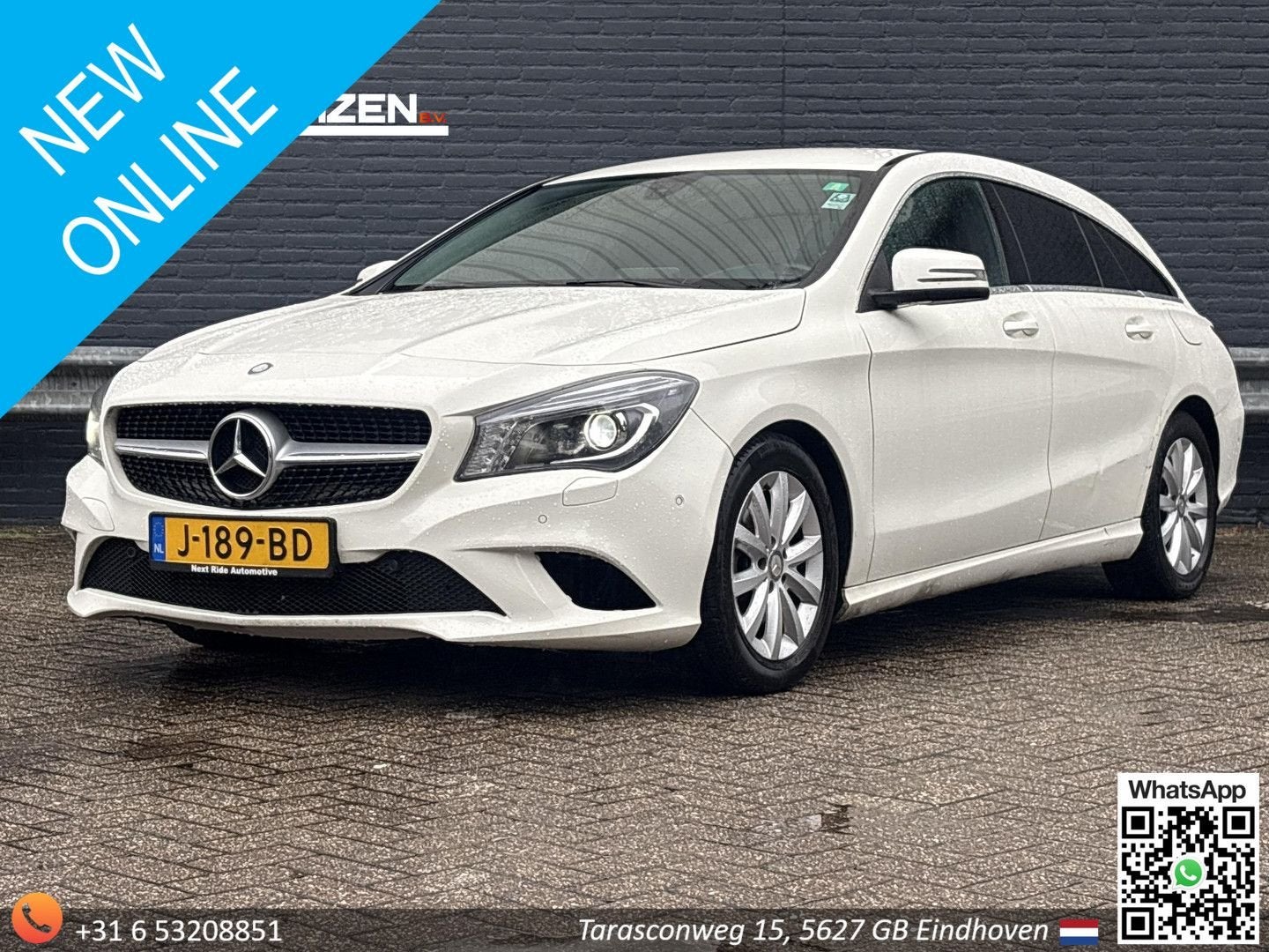 Mercedes-Benz CLA 180 Shooting Brake Lease Edition Ambition, Automaat, CLA, Zwart, Wit