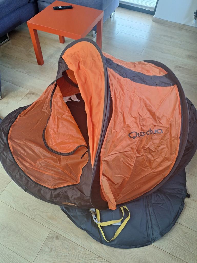 Quechua 2 seconden, baby, Caravans en Kamperen, Tenten, Ophalen, Zo goed als nieuw