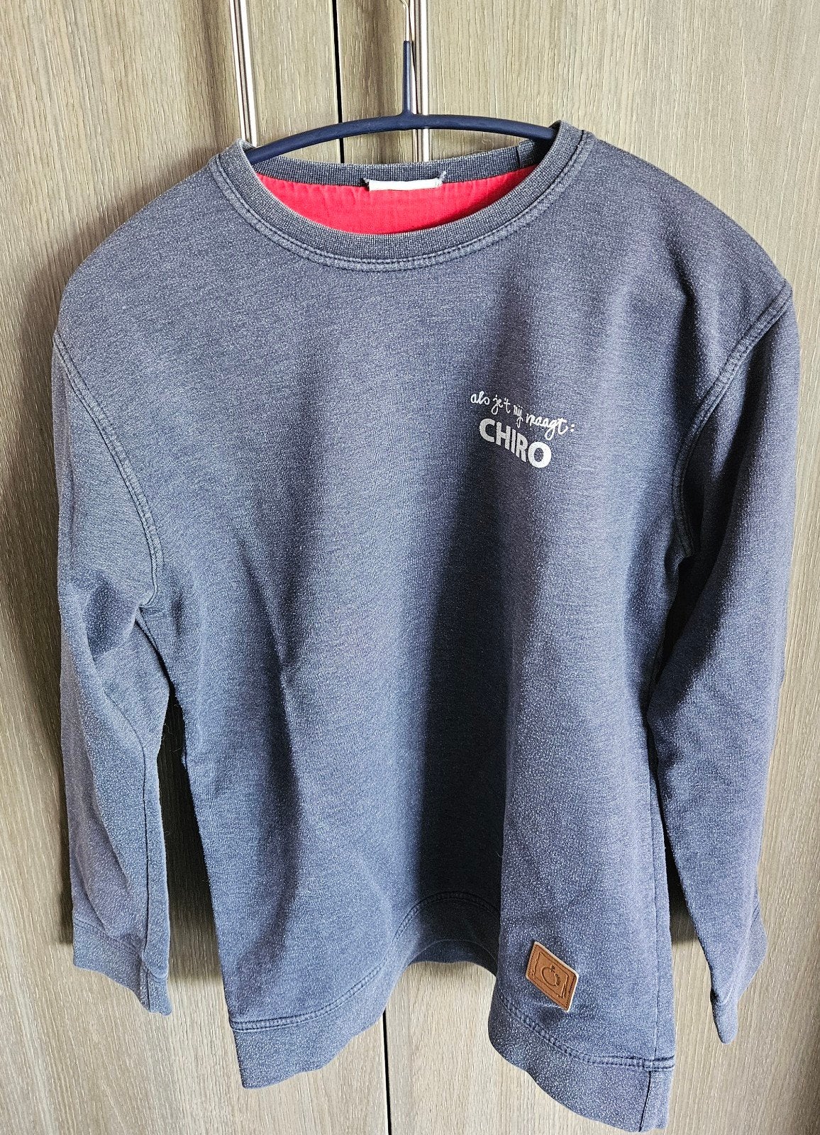 Chiro trui 14/XS, Ophalen