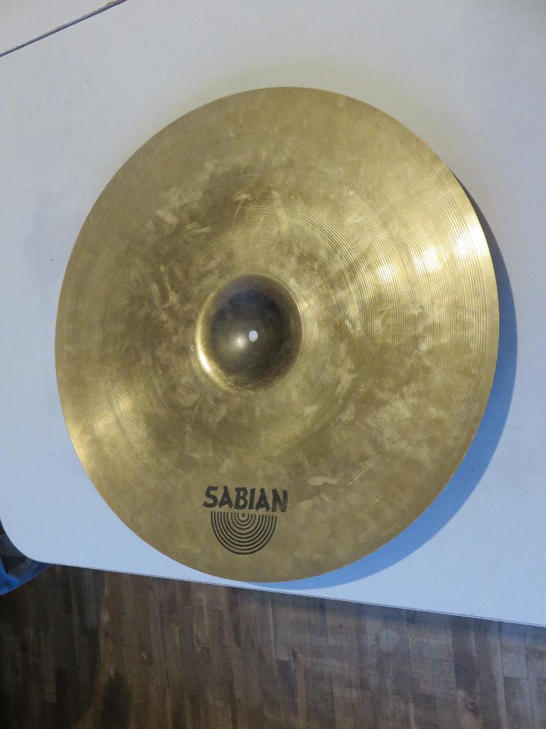 Cymbale Ride Sabian AAX 21", Ophalen, Zo goed als nieuw, Drums of Percussie