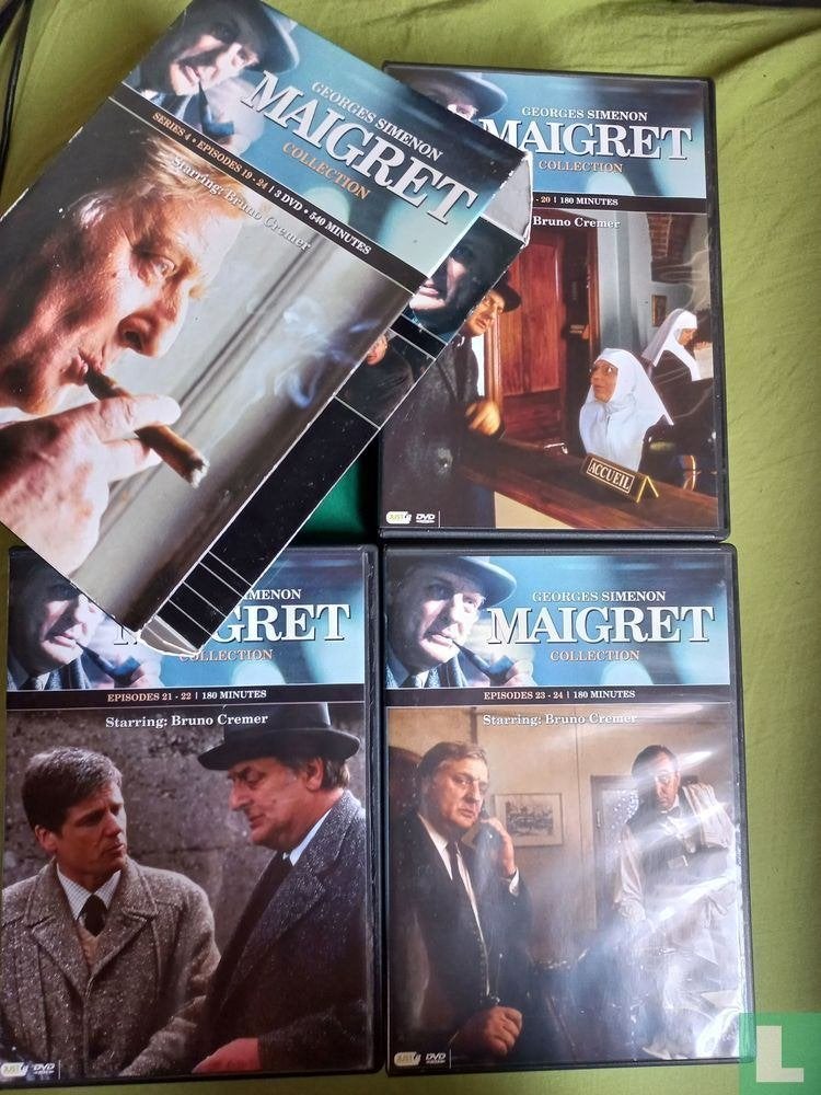 Maigret - serie 4 -   Episodes 19-24 (3 disc), Cd's en Dvd's, Misdaad, Nederlands, Seizoen 4, Ophalen of Verzenden