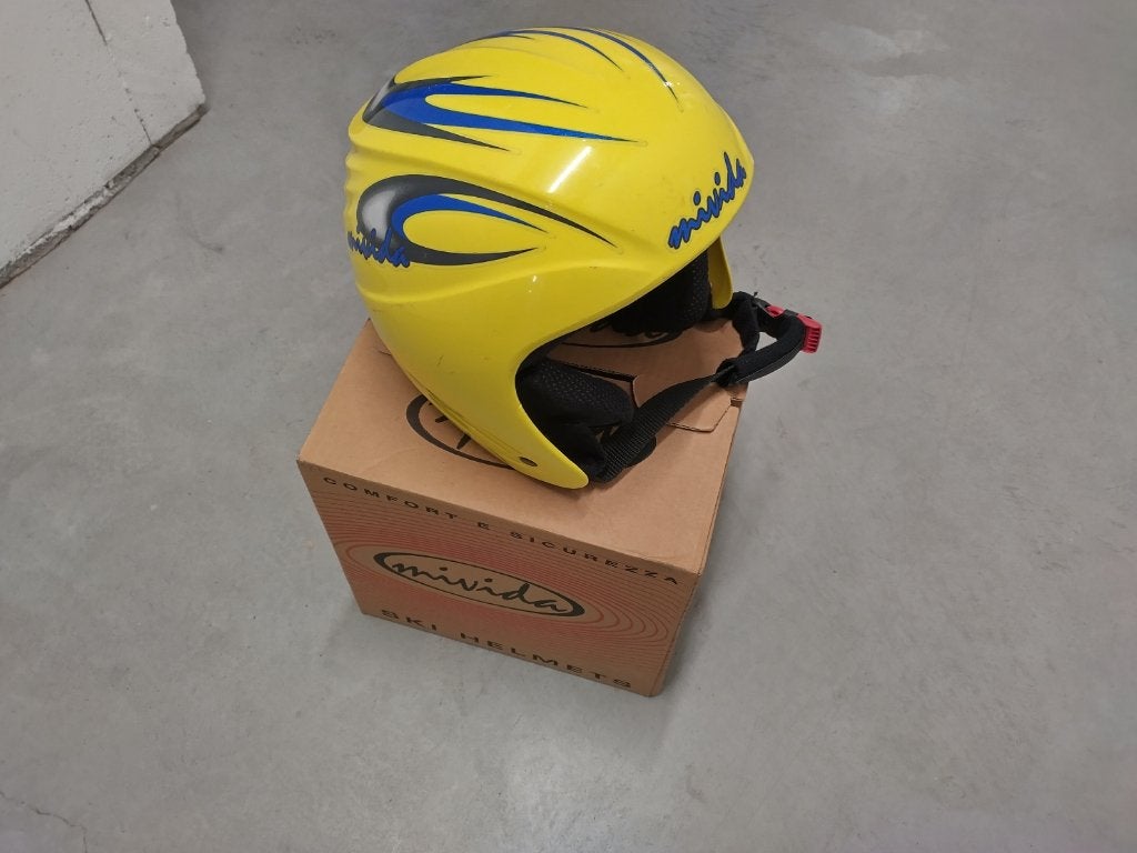 Mivida kinderskihelm maat 60, voering ter vervanging, Overige merken, Gebruikt, Overige typen, Ophalen of Verzenden