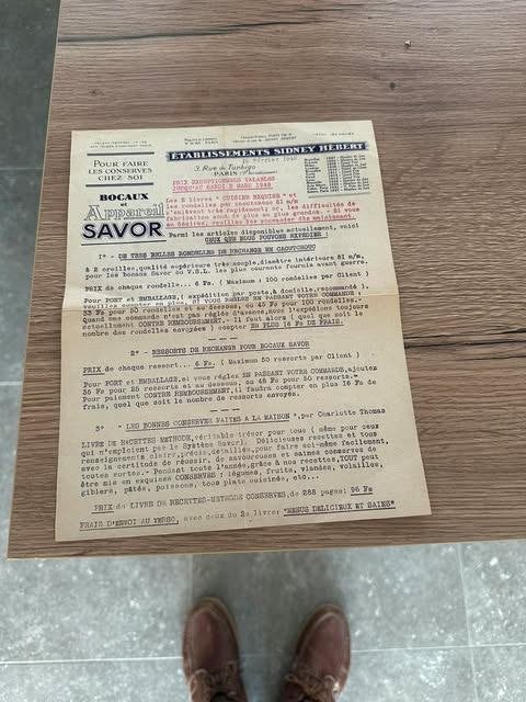 brief lettre etalblissements Sidney Hebert Paris 1948, Ophalen, Gebruikt, Sedney Hebert, Overige typen