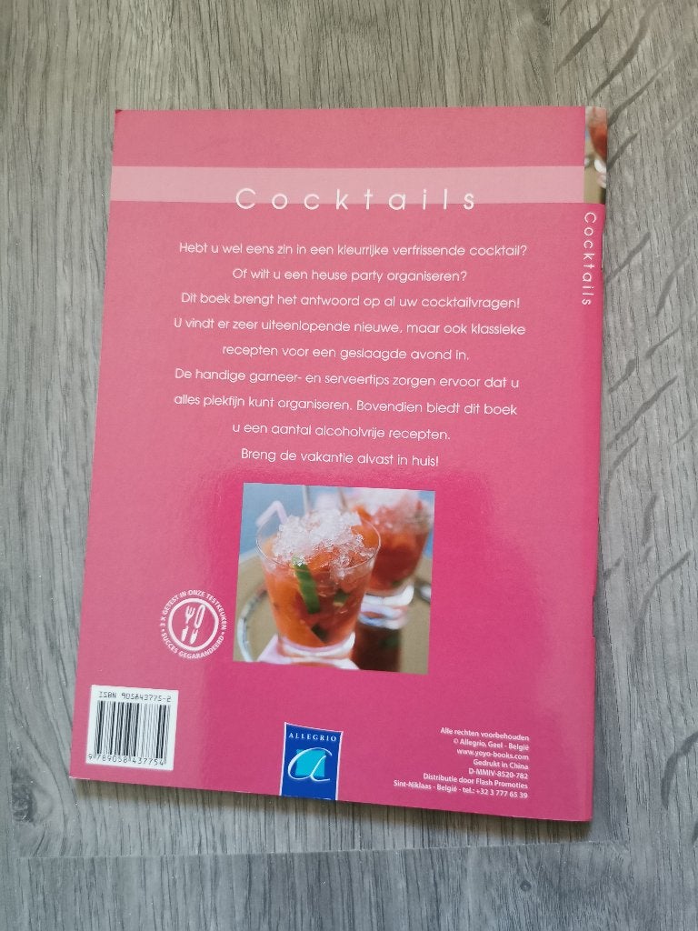 cocktails kleurrijk en verfrissend, Enlèvement, Comme neuf, Autres types