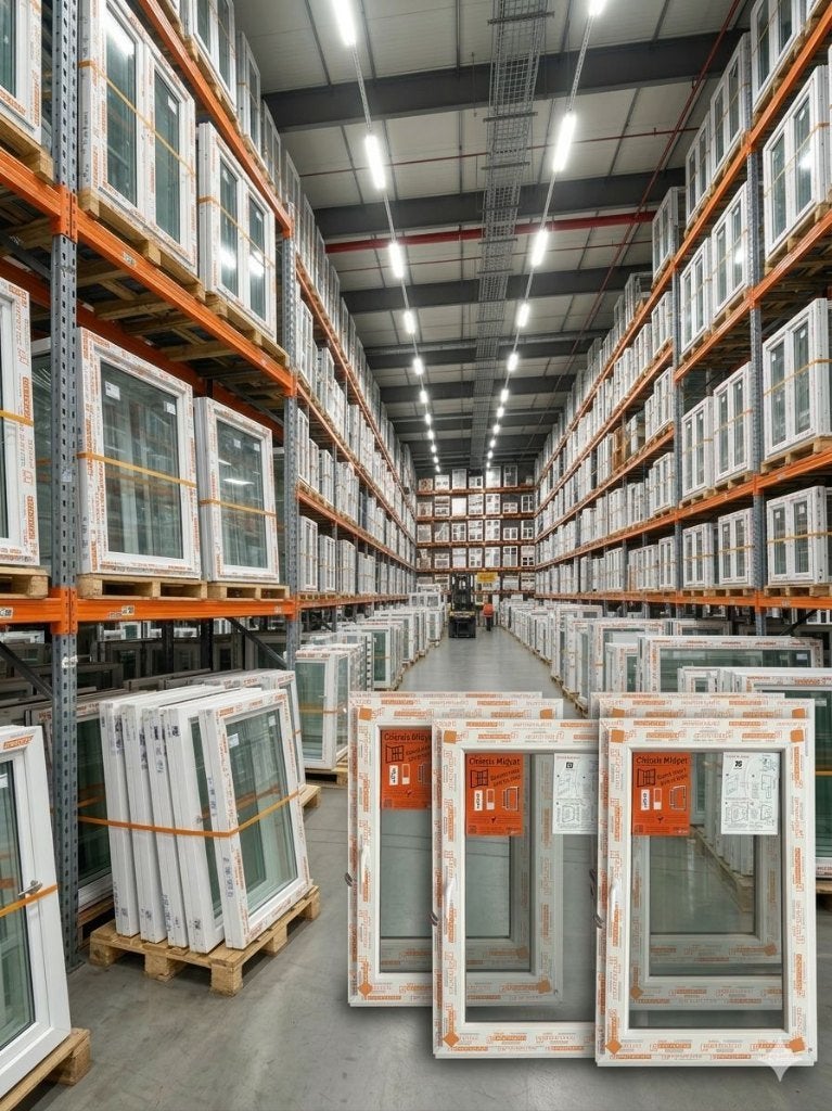 Châssis Pvc 1 ouvrant tout dimension en stock à Prix d'usine, Enlèvement, Neuf, Synthétique, Autres types