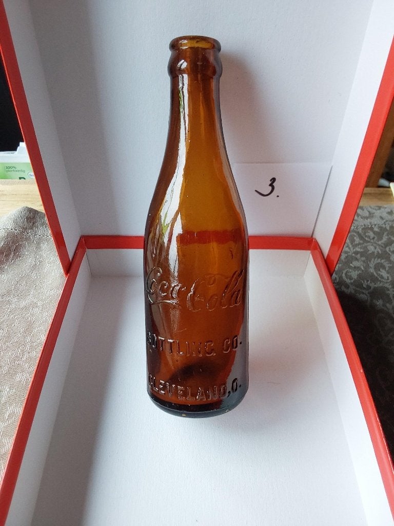 Coca Cola Fles Cleveland 1900-1915, Verzamelen, Ophalen of Verzenden, Zo goed als nieuw, Gebruiksvoorwerp