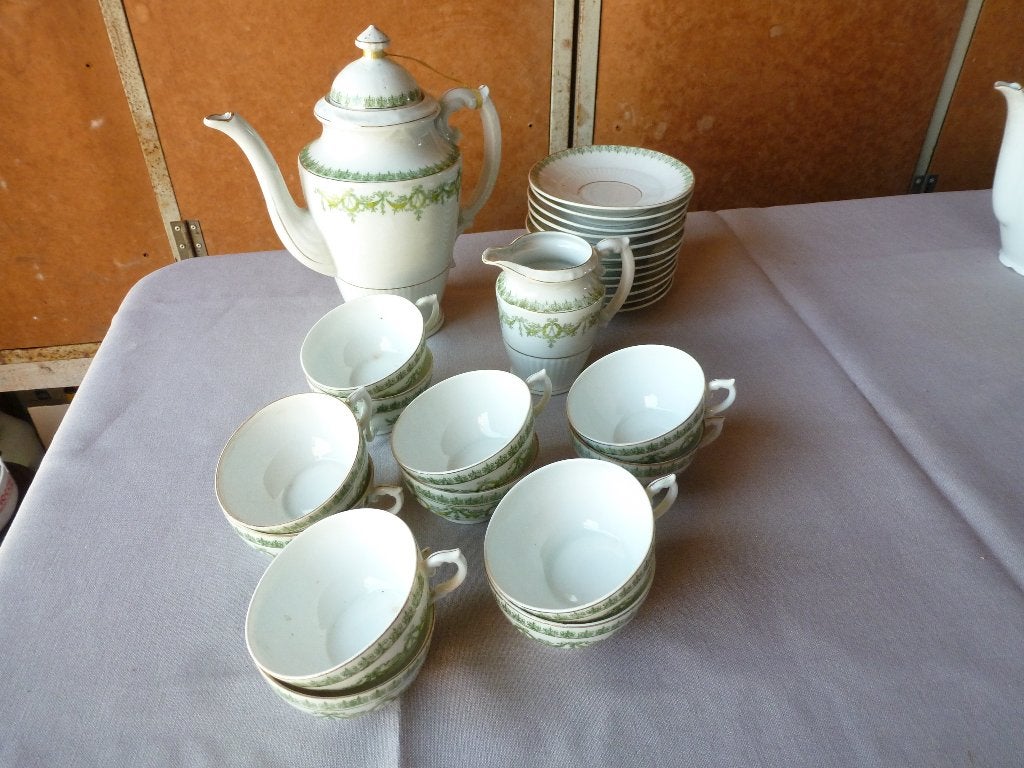 ancien service à café en porcelaine, Enlèvement