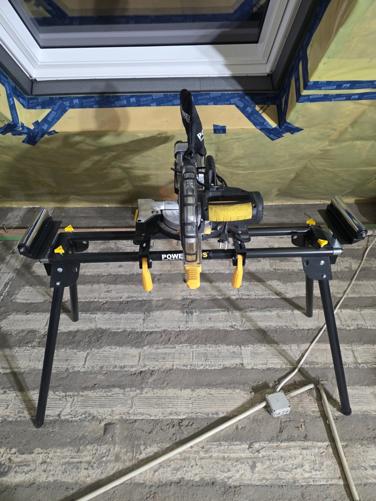 powerplus verstekzaag, Doe-het-zelf en Bouw, Gereedschap | Zaagmachines, Ophalen, 70 mm of meer, Zo goed als nieuw, Powerplus
