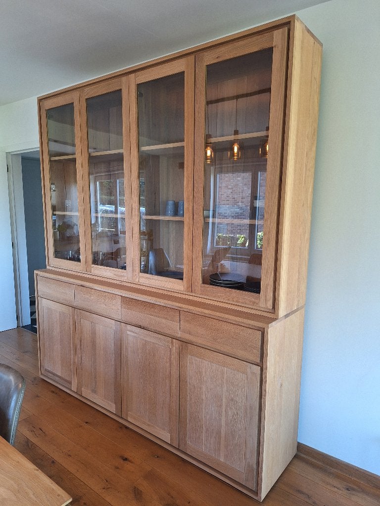 Meubels, Ophalen, Intemporel, assorti au meuble tv et à l'armoire de rangement., Met deur(en), 200 cm of meer