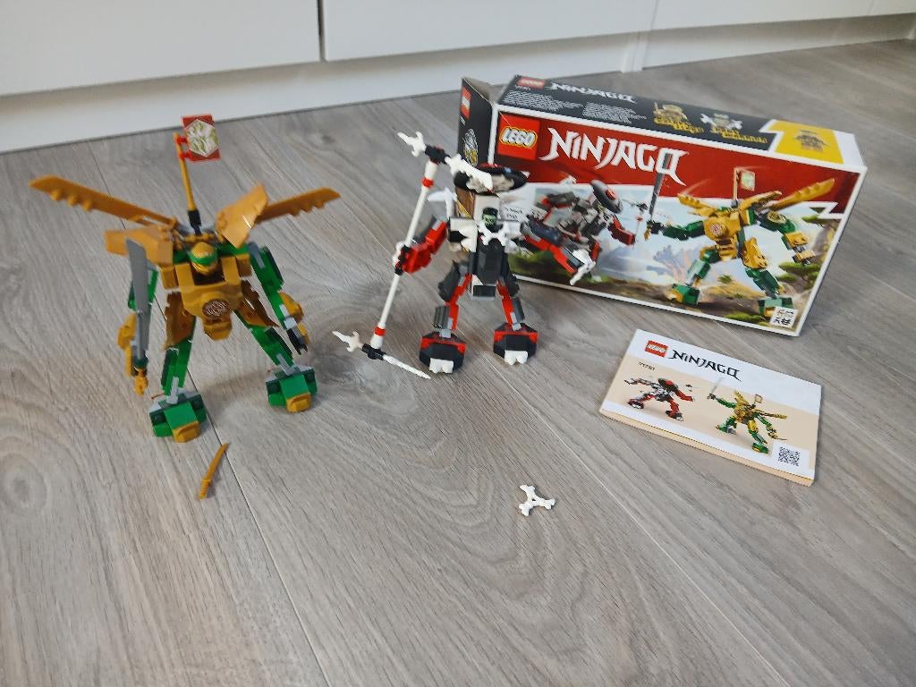 LEGO NINJAGO Lloyd’s Mech Battle EVO 2in1 Set - 71781, Compleet, Lego, Ophalen of Verzenden, Zo goed als nieuw