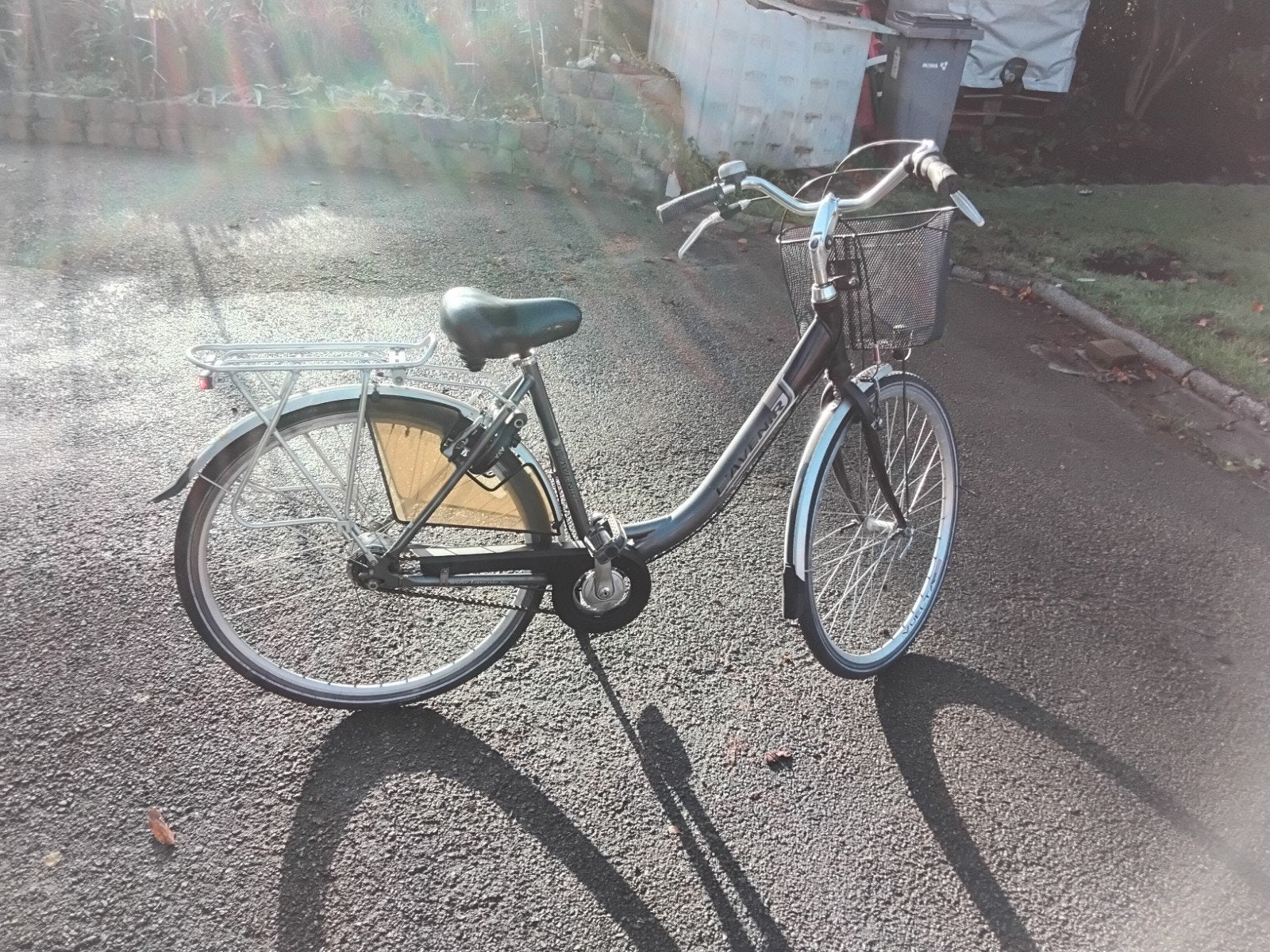 dames fiets l avenir, Ophalen, Mandje