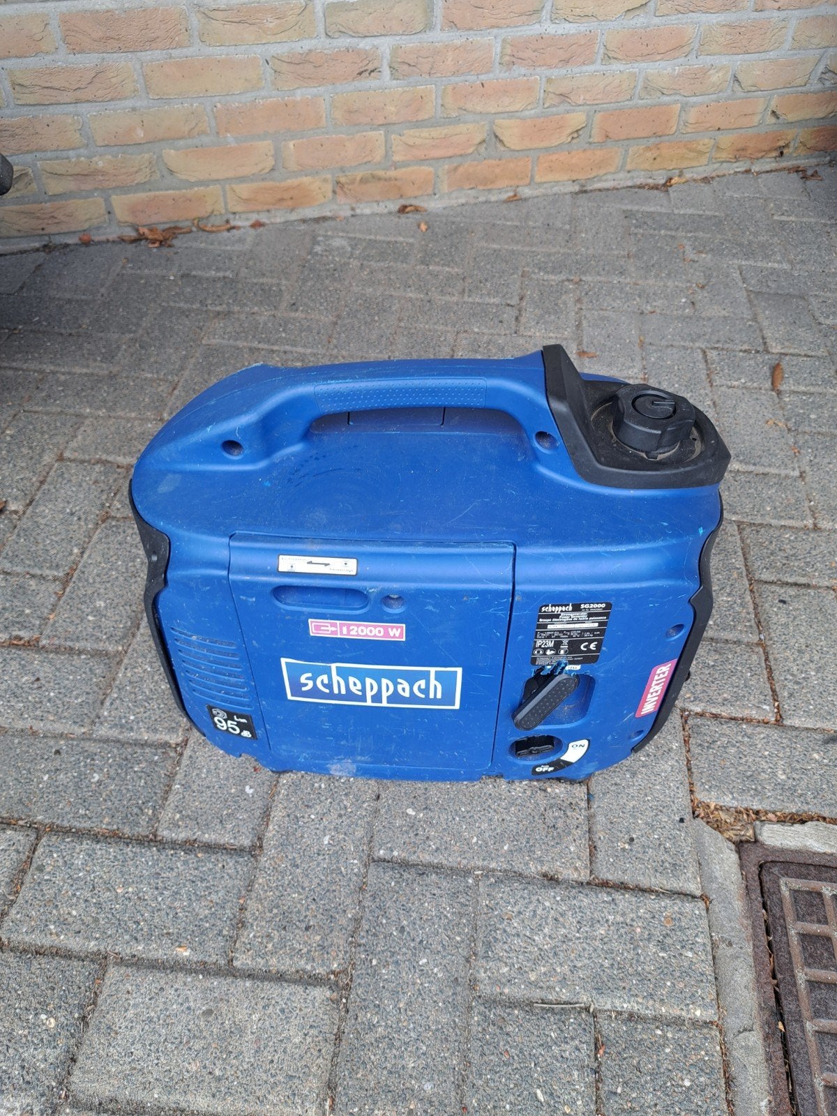Stroom generator scheppach, Ophalen