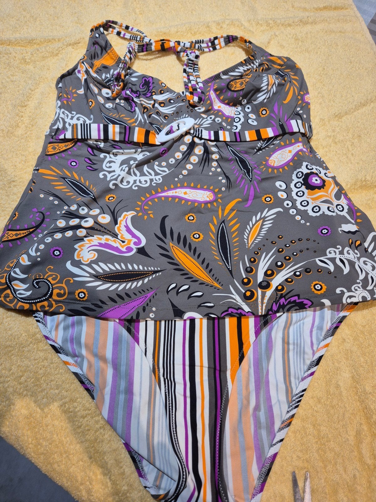 Tankini 44/46 Lidea., Kleding | Dames, Overige typen, Ophalen of Verzenden, Grijs, Gedragen