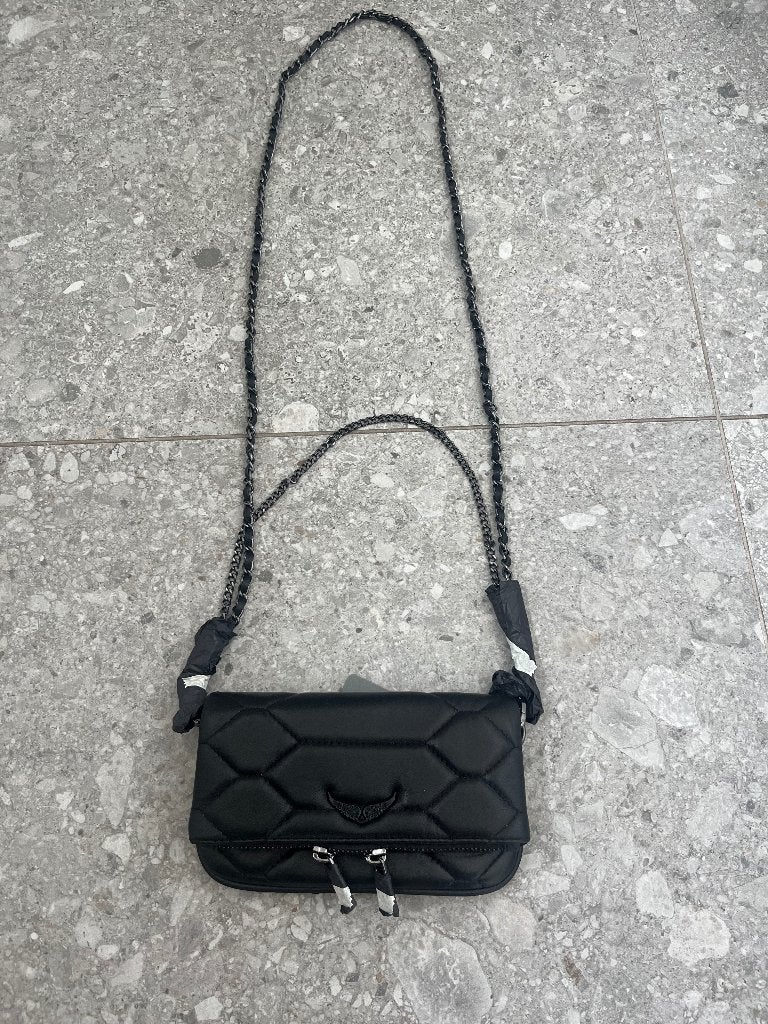 Zadig & Voltaire handtasje zwart (nieuw), Bijoux, Sacs & Beauté, Enlèvement ou Envoi, Neuf, Noir, Sac de soirée