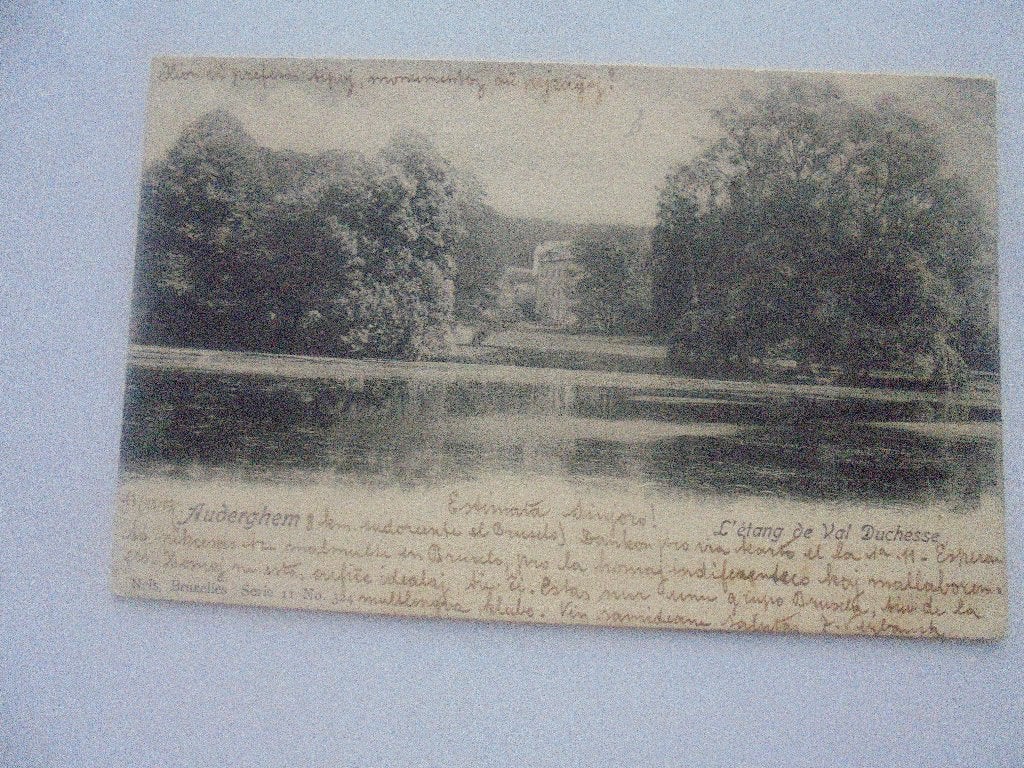 auderghem-l'ètang de val duchesse, Envoi, Avant 1920, Affranchie, Bruxelles (Capitale)