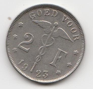 « PARFAIT POUR LE 2 FÉVRIER 1923 EN BELGIQUE », Enlèvement ou Envoi, Métal, Monnaie en vrac