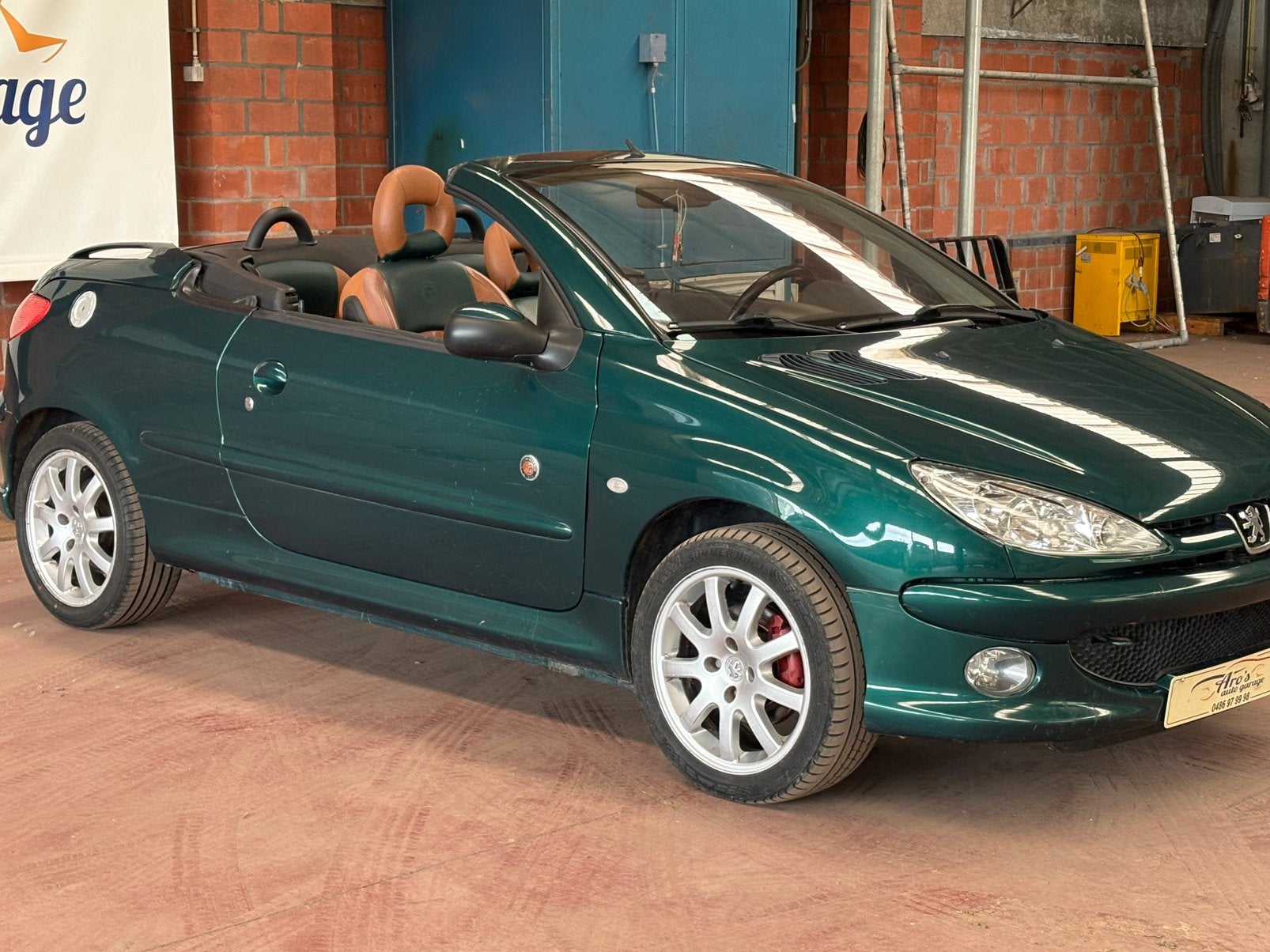 Peugeot 206 cabrio, Achat, Entreprise, Boîte manuelle, Brun