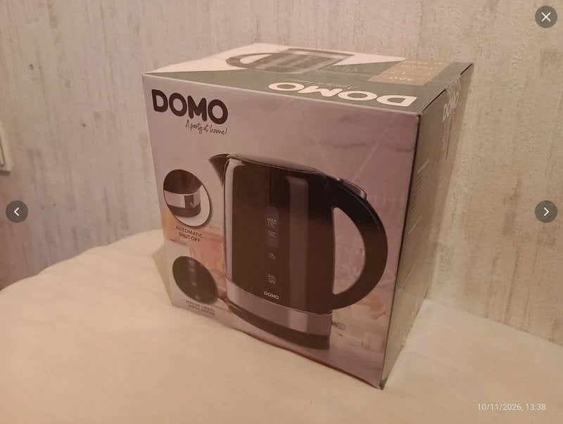 Nieuwe waterkoker, 1 tot 2 liter, Ophalen of Verzenden, Nieuw
