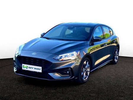 Ford Focus 1.5 EcoBoost 181pk Automaat ST-Line, Autos, Focus, Argent ou Gris, https://public.car-pass.be/vhr/9d207499-1bc7-435d-a18e-129a27623a97