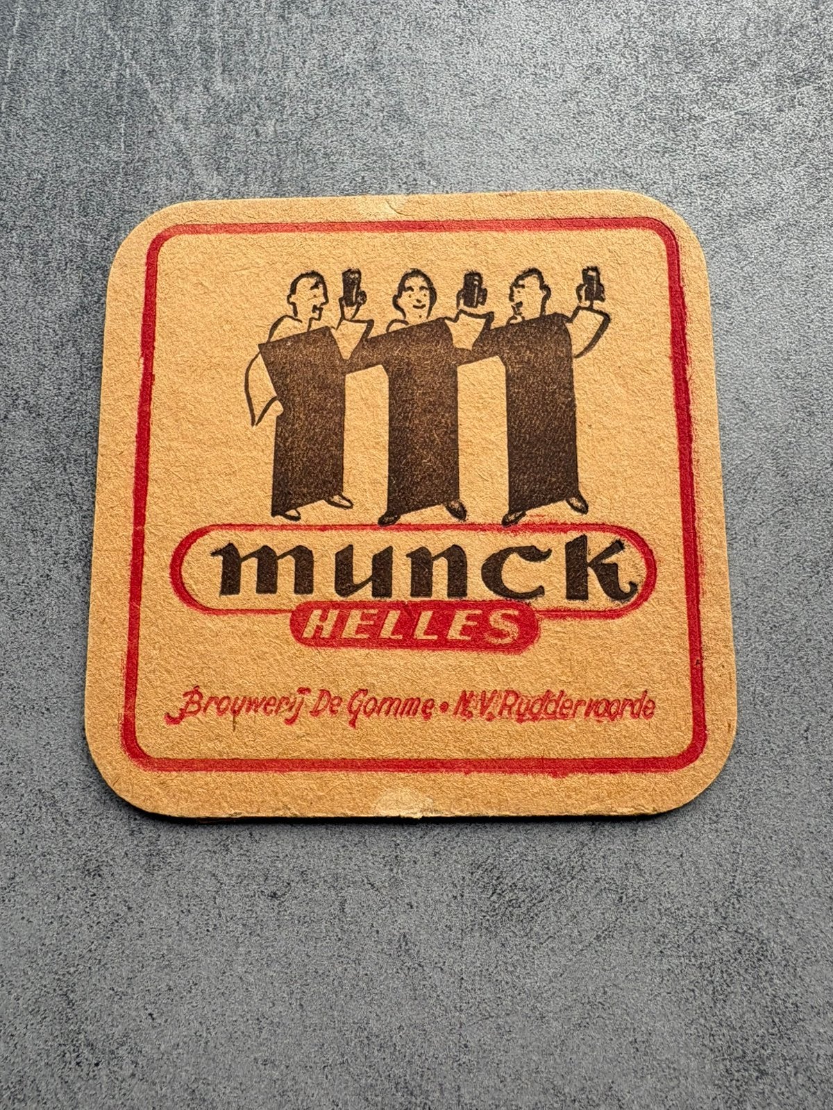 Munck Ruddervoorde  Br.De Gomme Helles- Pils, Ophalen of Verzenden, Zo goed als nieuw