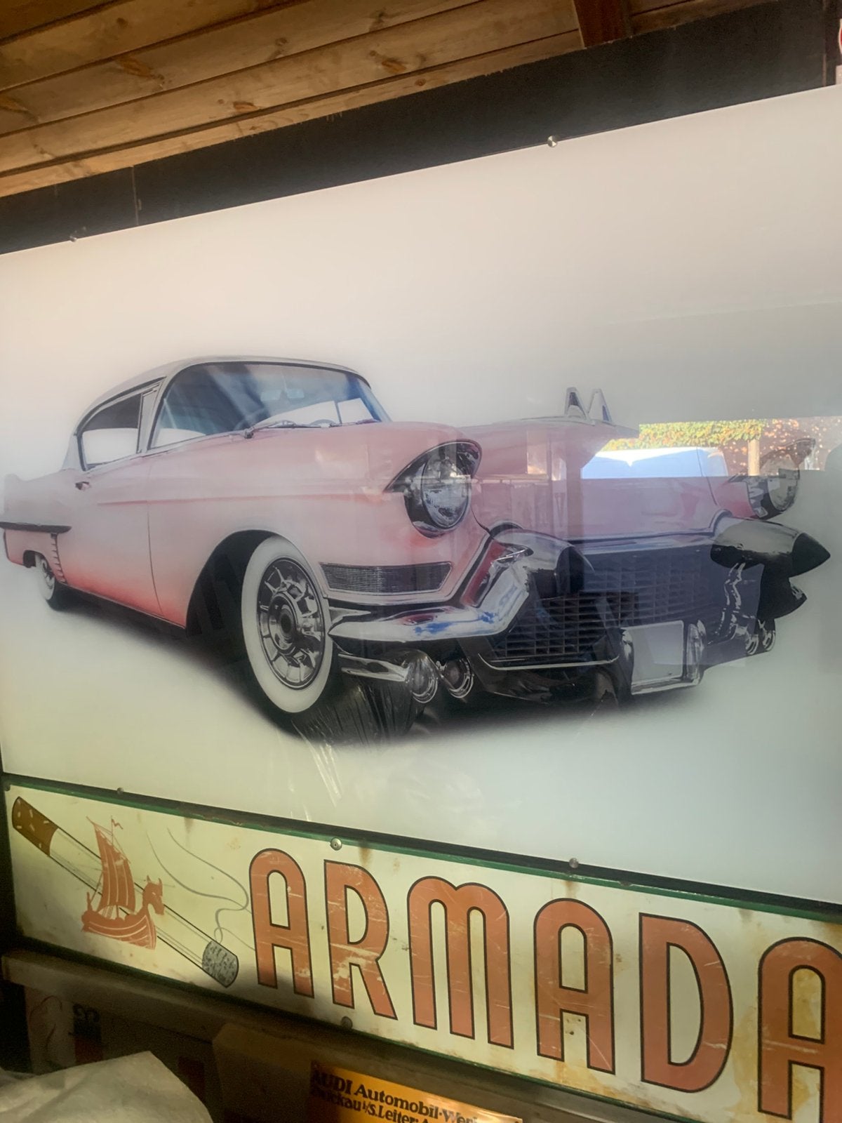 Glazen bord cadillac, Verzamelen, Ophalen