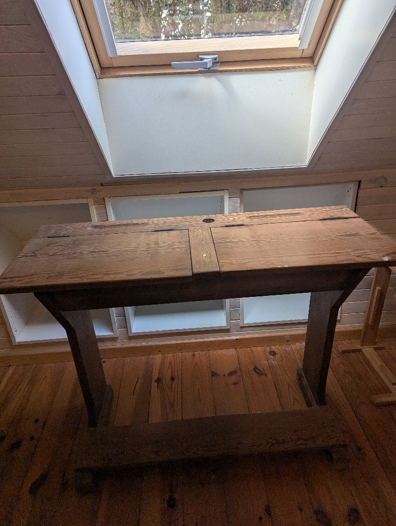 Oud bureautje, Maison & Meubles, Bureaux, Autres marques, Vintage, Enlèvement, Bureau enfant