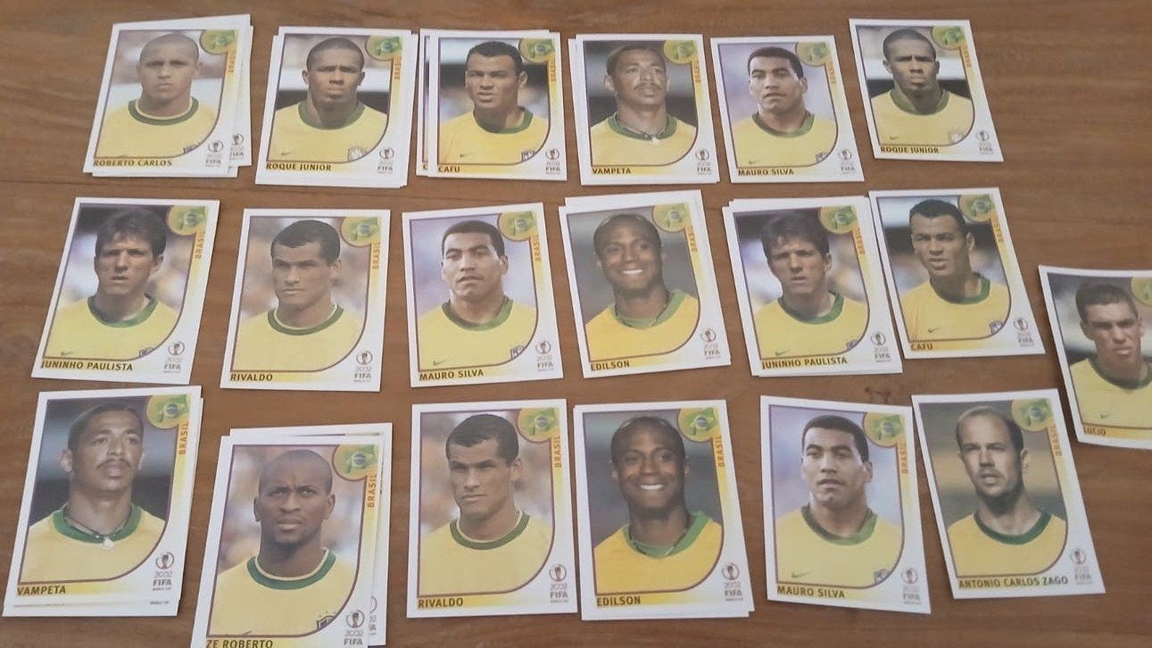 panini korea 2002 joueur bresil, Enlèvement ou Envoi, Neuf, Plusieurs autocollants