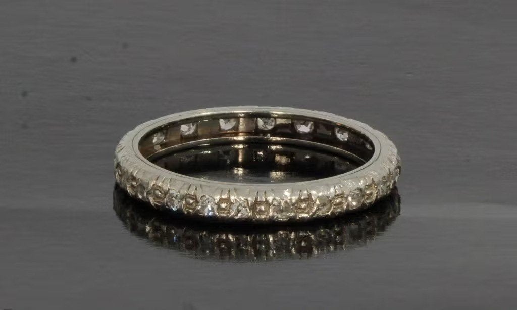 Alliance 16 diamanten 14k gouden vintage ring dames briljant, Ophalen of Verzenden, Zo goed als nieuw, Dame of Heer, Met edelsteen