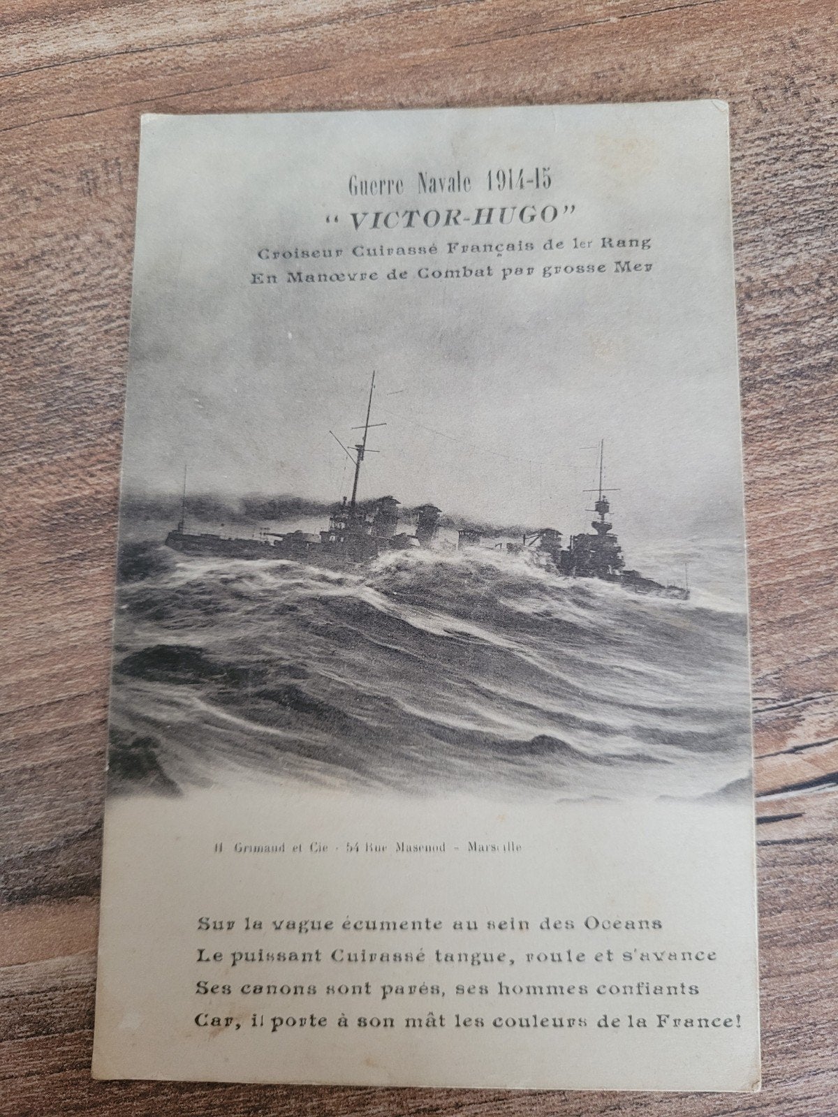Guerre Navale 1914-15 " Victor Hugo", Ophalen of Verzenden