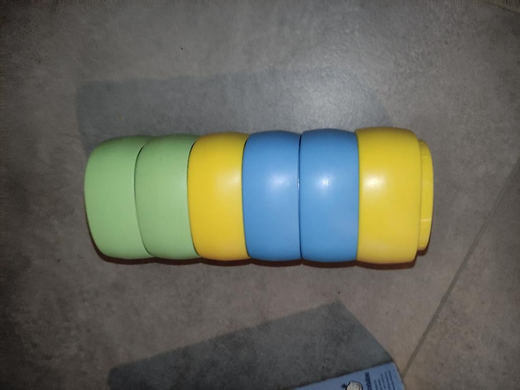 bedblokken 6 stuks, Kinderen en Baby's, Ophalen of Verzenden, Gebruikt
