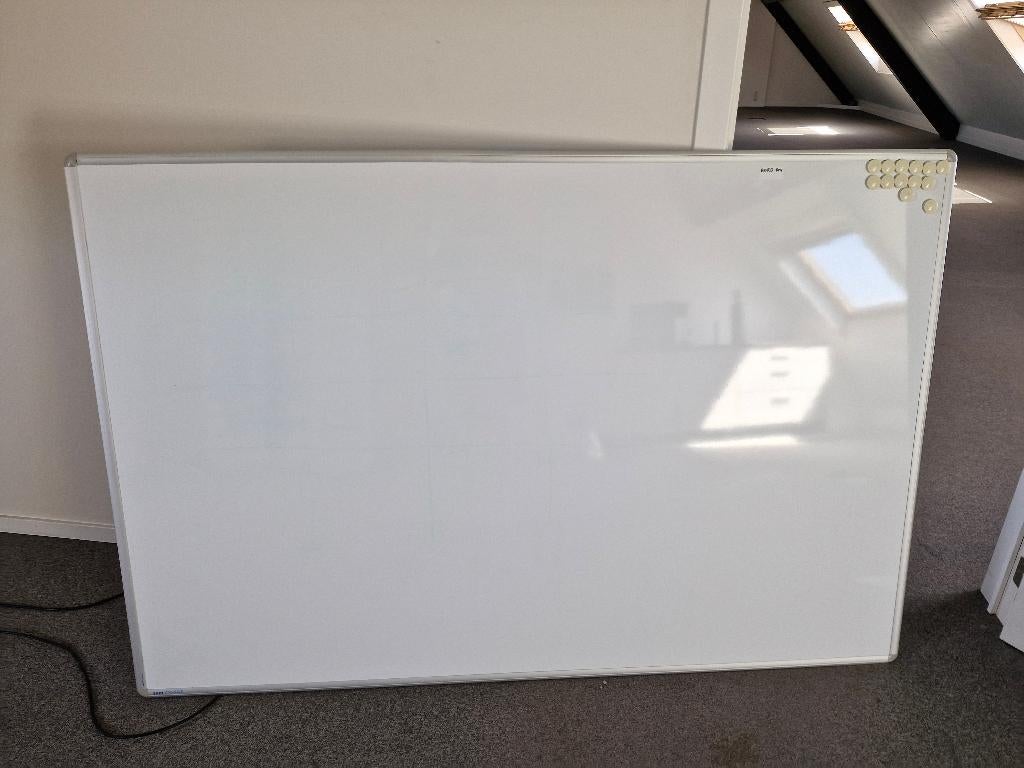 Magnetisch whiteboard 180x120cm - TOPPRIJS!, Ophalen, Zo goed als nieuw, Whiteboard