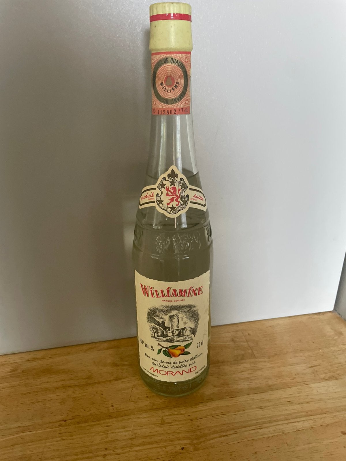 Nieuwe fles Poire Willam 70cl, Verzamelen, Ophalen of Verzenden, Zo goed als nieuw
